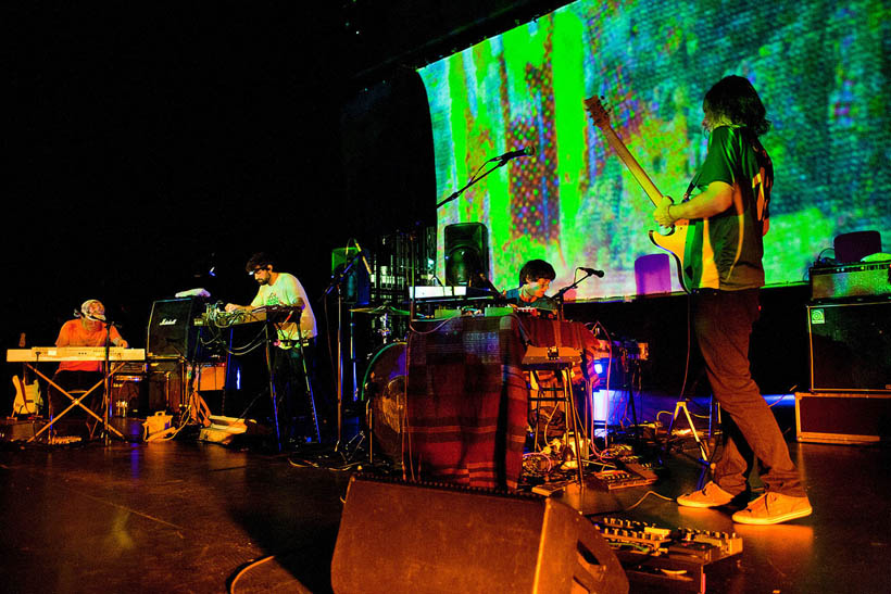 Animal Collective live op Les Nuits Botanique in het Koninklijk Circus in Brussel, België op 18 mei 2011