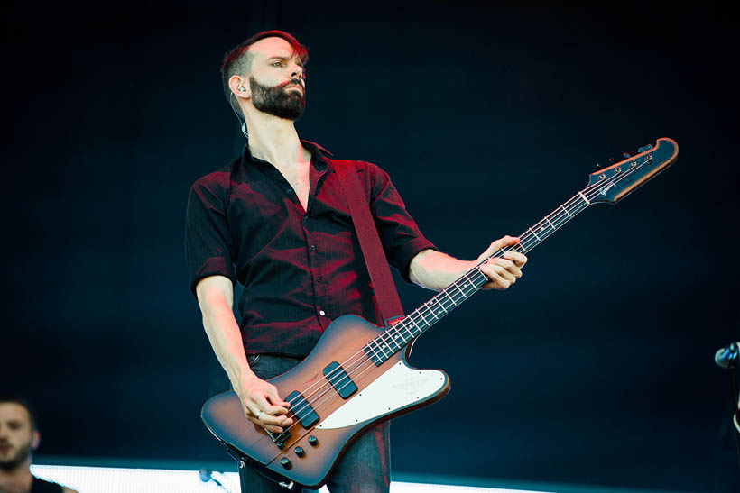 Placebo live at Rock Werchter Festival in Belgium on 3 July 2014