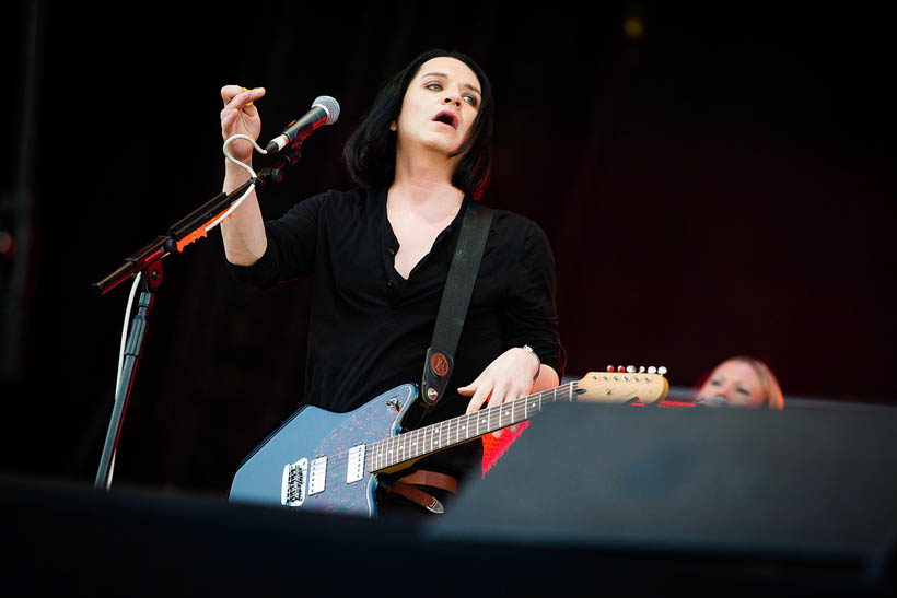 Placebo live op Rock Werchter Festival in België op 3 juli 2014