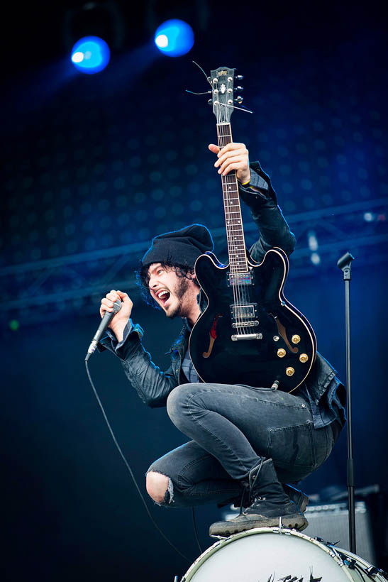 Reignwolf live at Rock Werchter Festival in Belgium on 6 July 2014