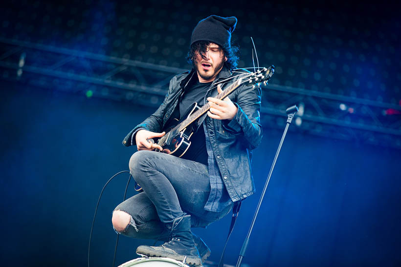 Reignwolf live op Rock Werchter Festival in België op 6 juli 2014