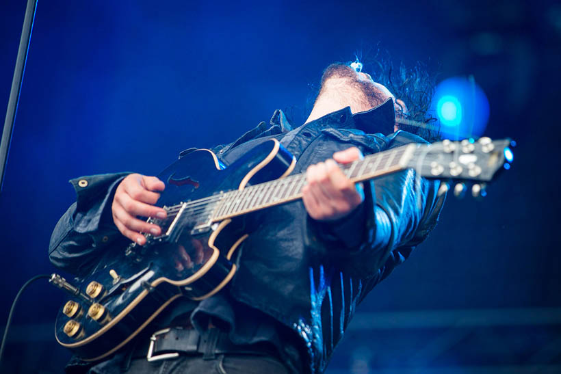 Reignwolf live op Rock Werchter Festival in België op 6 juli 2014